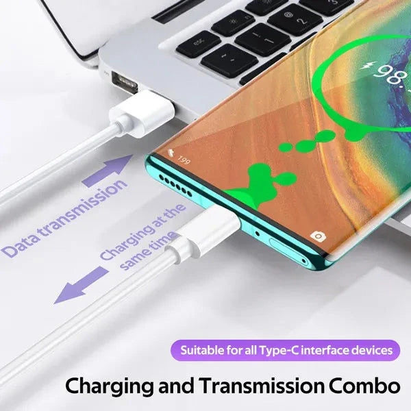Elektroniktrade USB-C Schnell Ladekabel für Smartphones 1.5m Elektroniktrade Switzerland