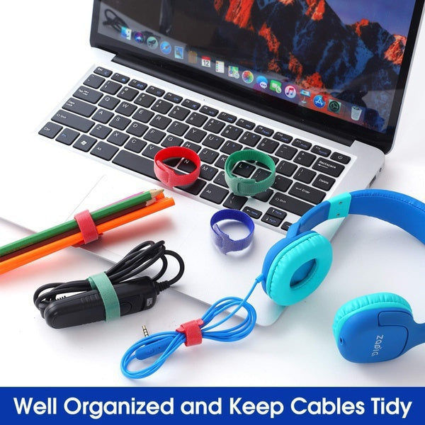 Elektroniktrade Wiederverwendbare Kabelbinder zur Befestigung 10er Pack in Rot elektroniktrade Switzerland