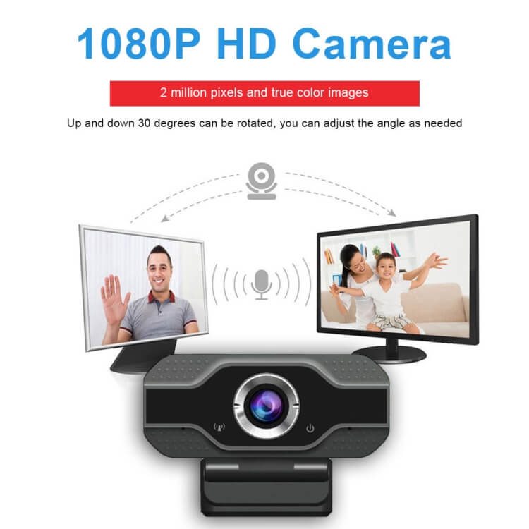 eTrade HD 1080P Webcam Eingebautes Mikrofon Intelligente Webkamera Elektroniktrade Switzerland
