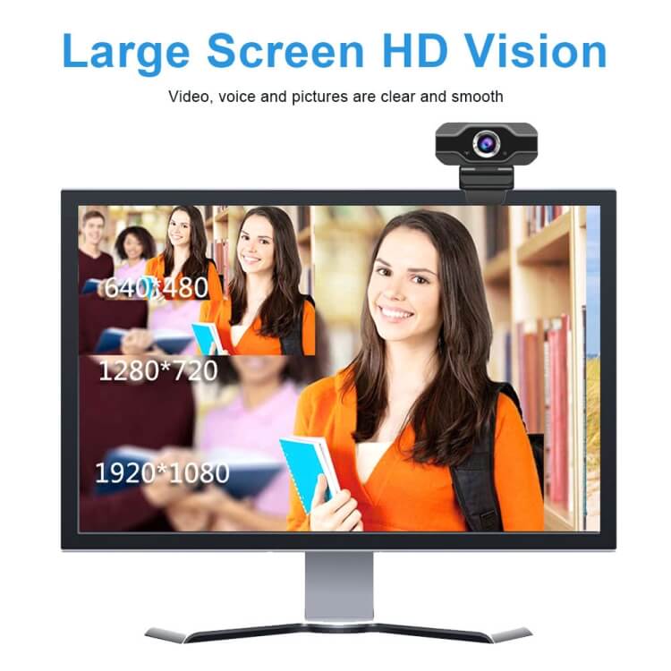 eTrade HD 1080P Webcam Eingebautes Mikrofon Intelligente Webkamera Elektroniktrade Switzerland