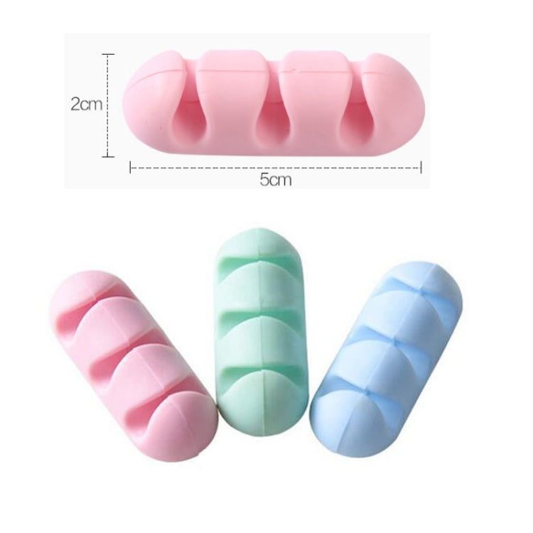 eTrade Kopfhörer-Datenkabel-Organizer (blau) Elektroniktrade Switzerland