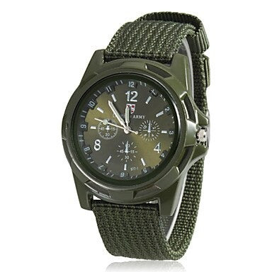 Männer Armee Style Armbanduhr Nylon