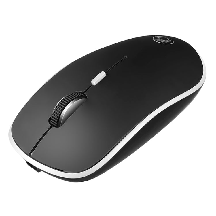 iMICE G-1600 4-Tasten 1600 DPI Mini-USB-Aufladung 2.4G Wireless Silent Mouse (Schwarz) Elektroniktrade Switzerland