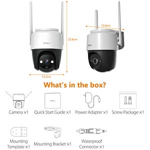 IMOU IMOU CRUISER 4MP Überwachungskamera, IP, LAN, WLAN, außen ( Gebraucht Artikel ) Elektroniktrade Switzerland
