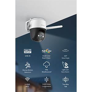 IMOU IMOU CRUISER 4MP Überwachungskamera, IP, LAN, WLAN, außen ( Gebraucht Artikel ) Elektroniktrade Switzerland