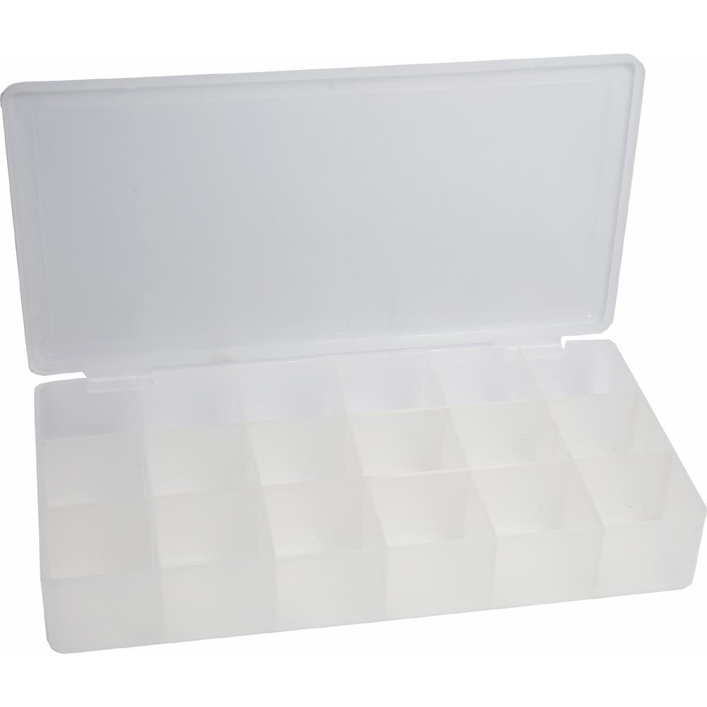 inLine Kleinteile Leerbox, 18 Fächer, Abmessungen: 213x114x35mm Elektroniktrade Switzerland
