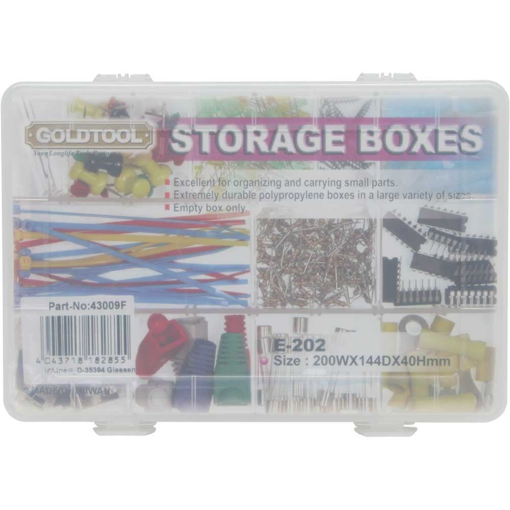 inLine Kleinteile Leerbox, 18 Fächer, Abmessungen: 213x114x35mm Elektroniktrade Switzerland