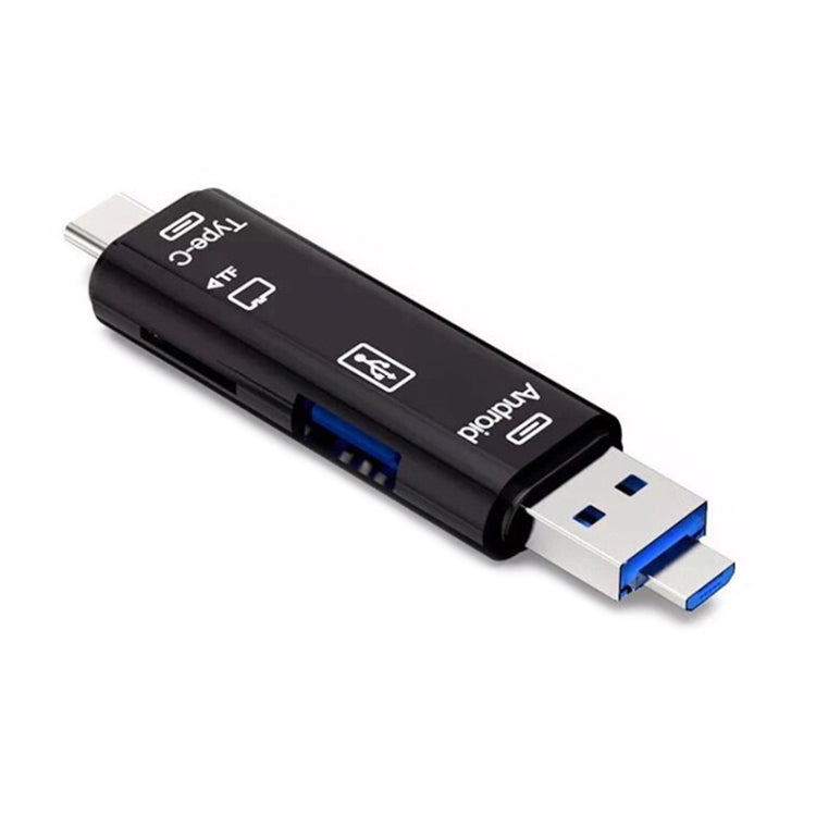 KUULAA KUULAA KL-O08 5-in-1-Multifunktions-Kartenleser vom Typ C / USB-C, unterstützt Micro-USB / TF-Karte Elektroniktrade Switzerland