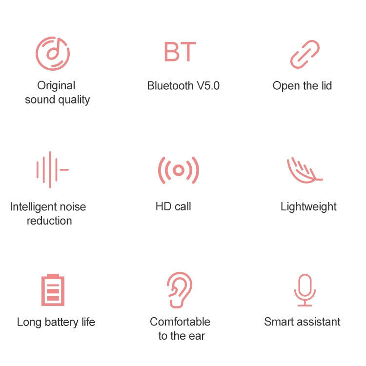Lenovo Lenovo X9 Bluetooth 5.0 Drahtloser binauraler Bluetooth-Kopfhörer mit Ladebox (weiß) Elektroniktrade Switzerland