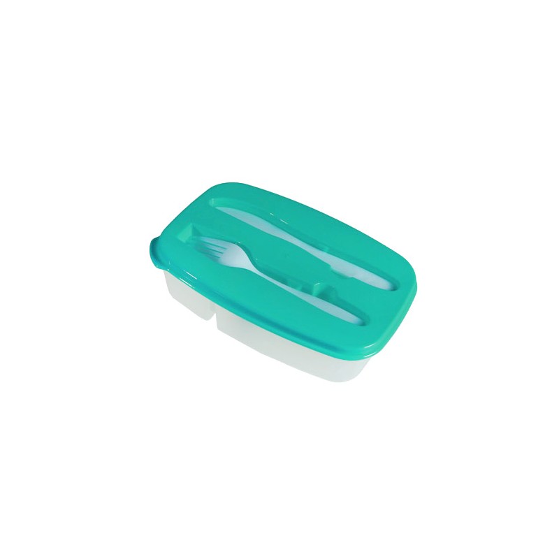 Frischhaltedose mit Kunststoffbesteck / Lunch Box | #Elektroniktrade.ch#