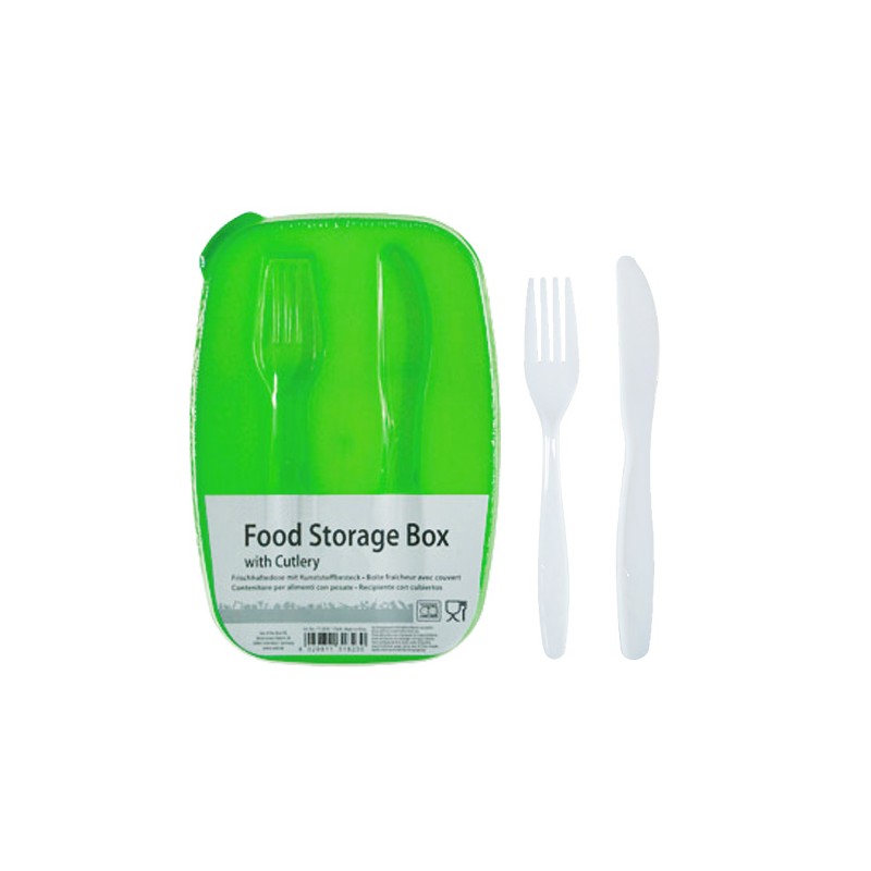 Frischhaltedose mit Kunststoffbesteck / Lunch Box | #Elektroniktrade.ch#