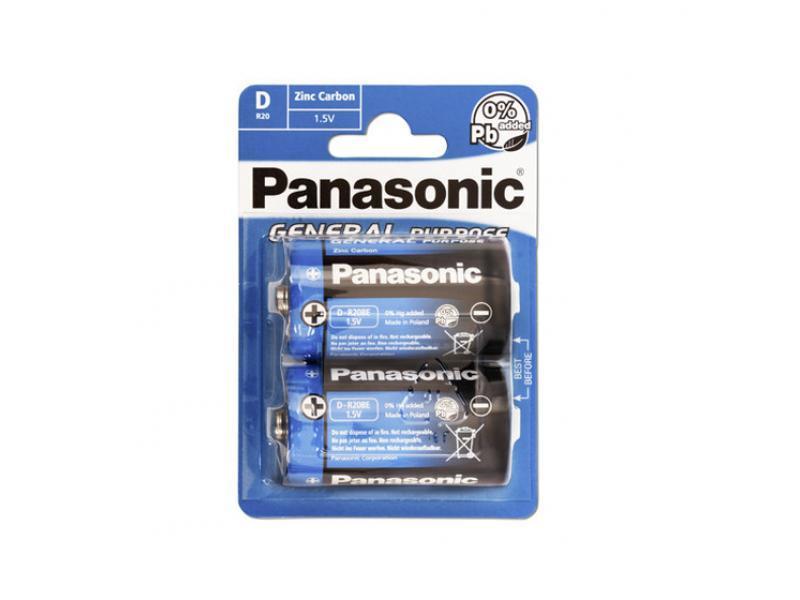 Batterie Panasonic D LR20 (2 St.)