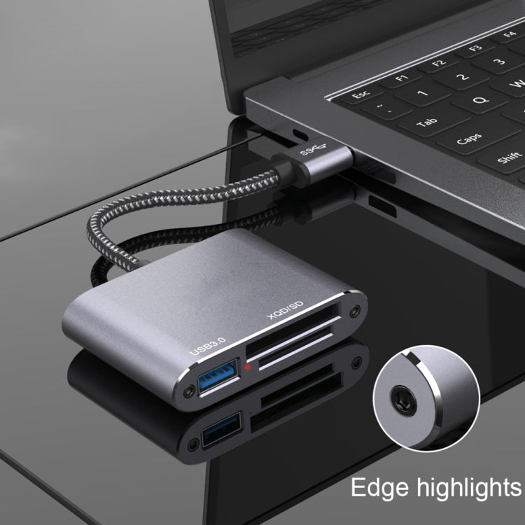 Onten 3 in 1 USB3.0 an USB / XQD / SD-Kartenleser Elektroniktrade Switzerland