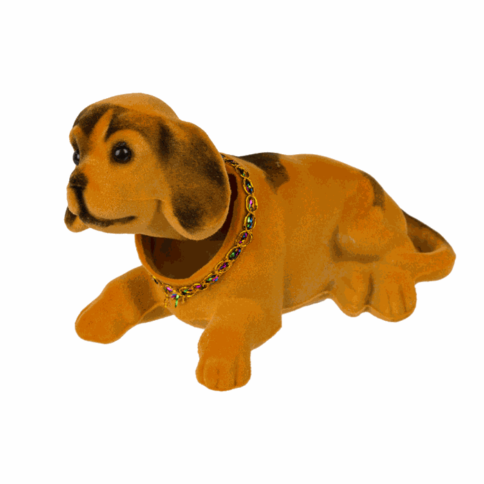 OOTB Wackel-Hund, ca. 12 x 8 cm, 4-fach sortiert Elektroniktrade Switzerland