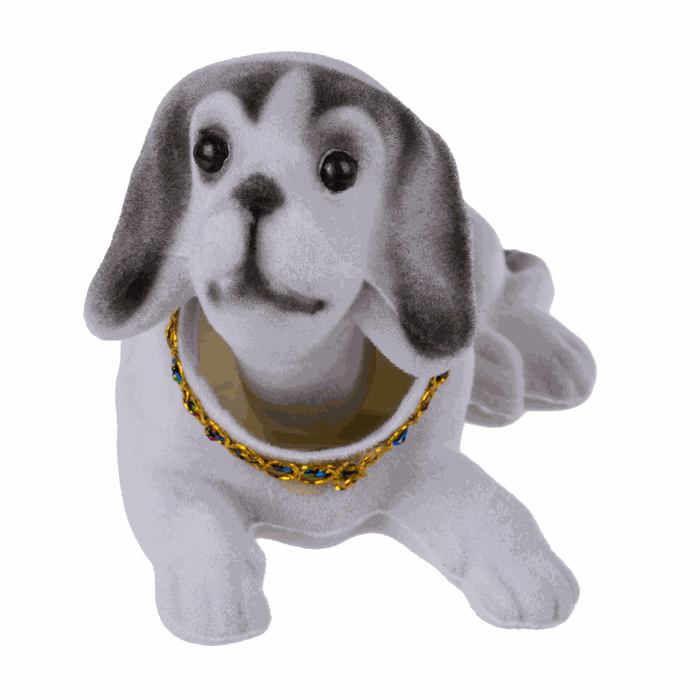 OOTB Wackel-Hund, ca. 12 x 8 cm, 4-fach sortiert Elektroniktrade Switzerland