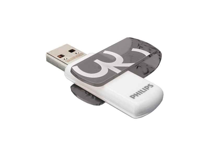 Philips Philips USB 2.0 32GB Vivid Edition Grau FM32FD05B/10 Elektroniktrade Switzerland