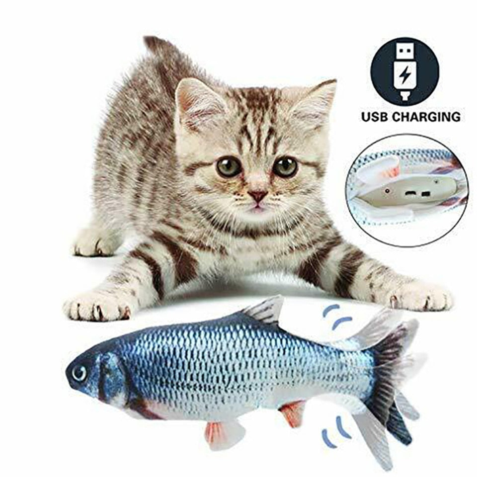 Zappelfisch Der Super Spielspass für die Katze | #Elektroniktrade.ch#