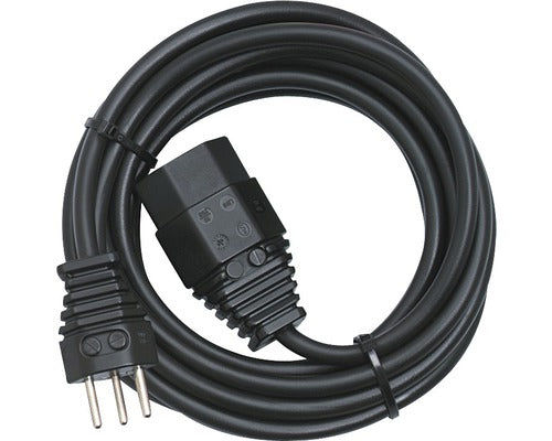STEFFEN Verlängerungskabel 3x1mm² T12/T13 5m schwarz elektroniktrade Switzerland