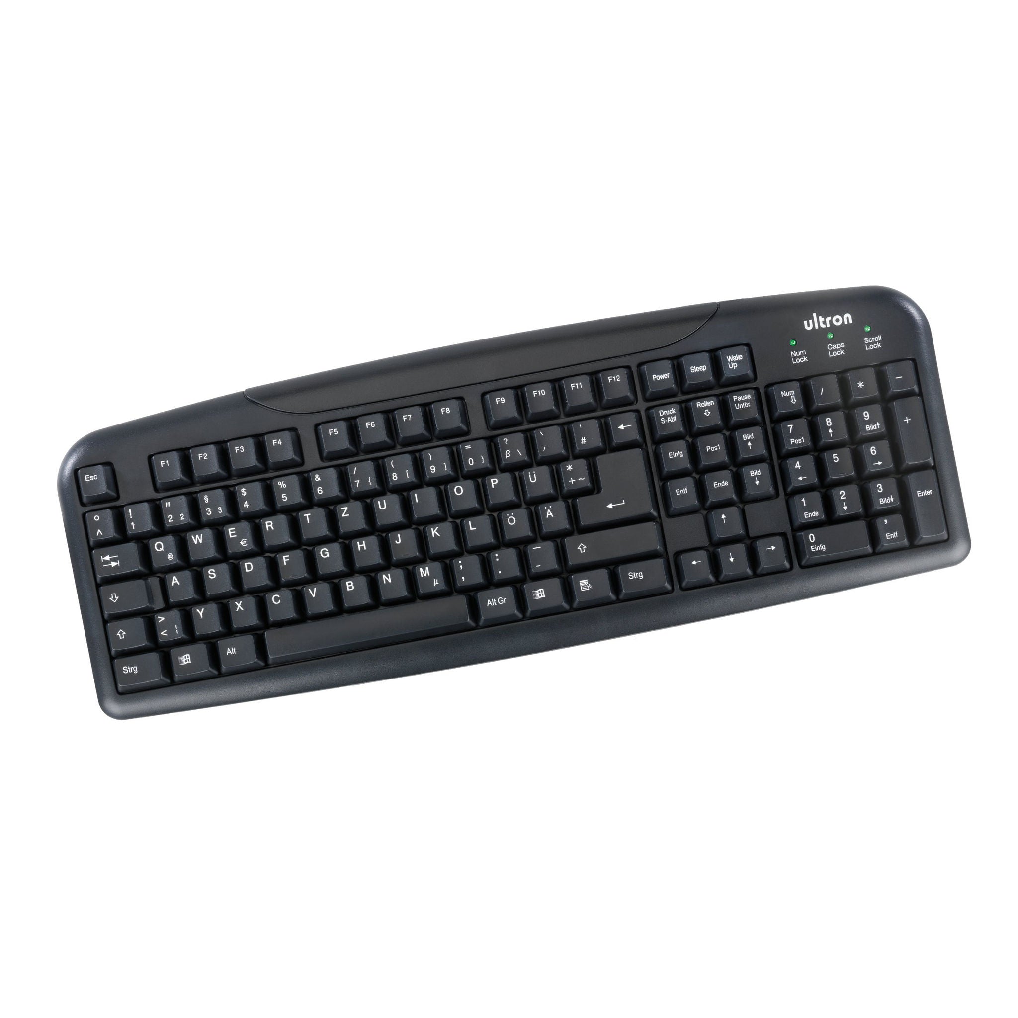 Ultron Tastatur ultron UMT-400 Basic II USB schwarz Elektroniktrade Switzerland