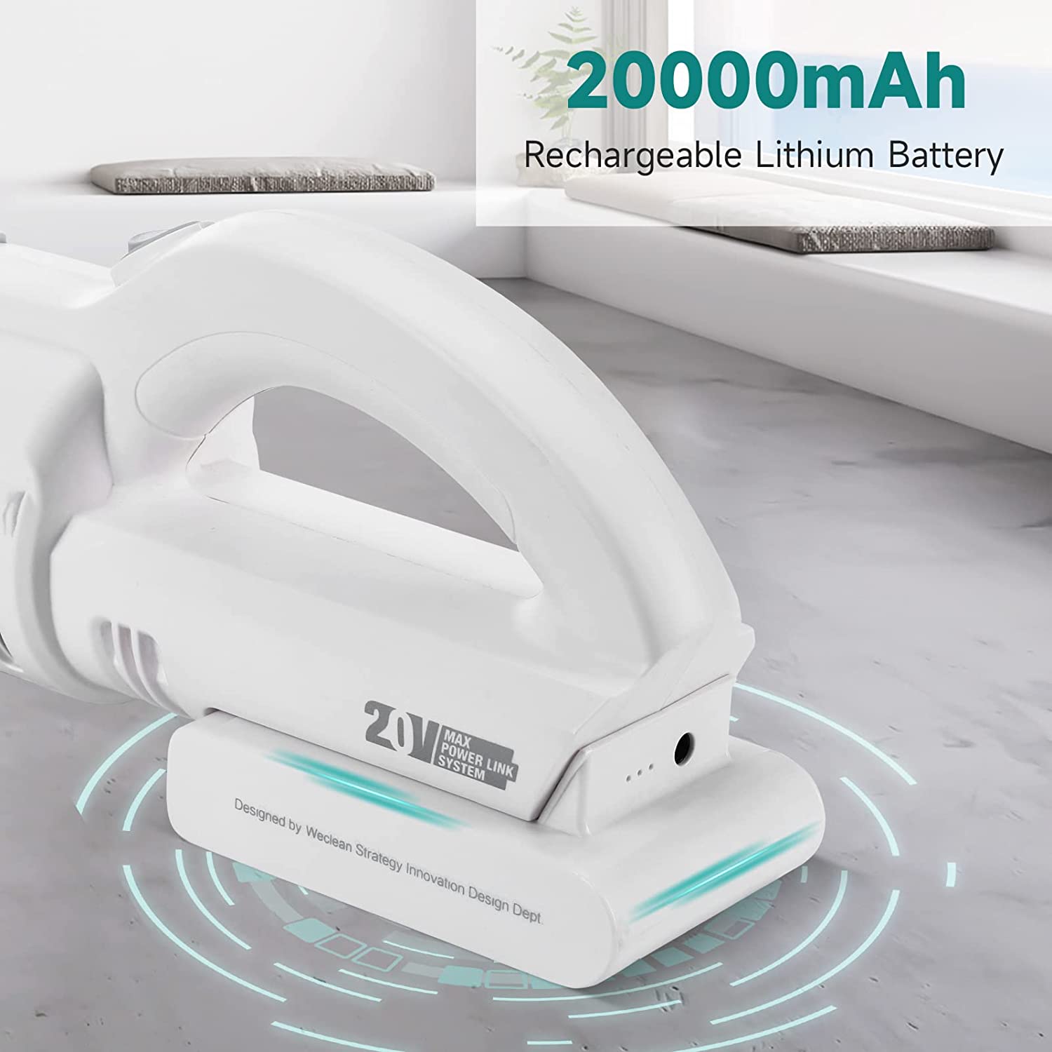 WECLEAN 3in1 Kabelloser Staubsauger, 8000Pa 200W Elektroniktrade Switzerland