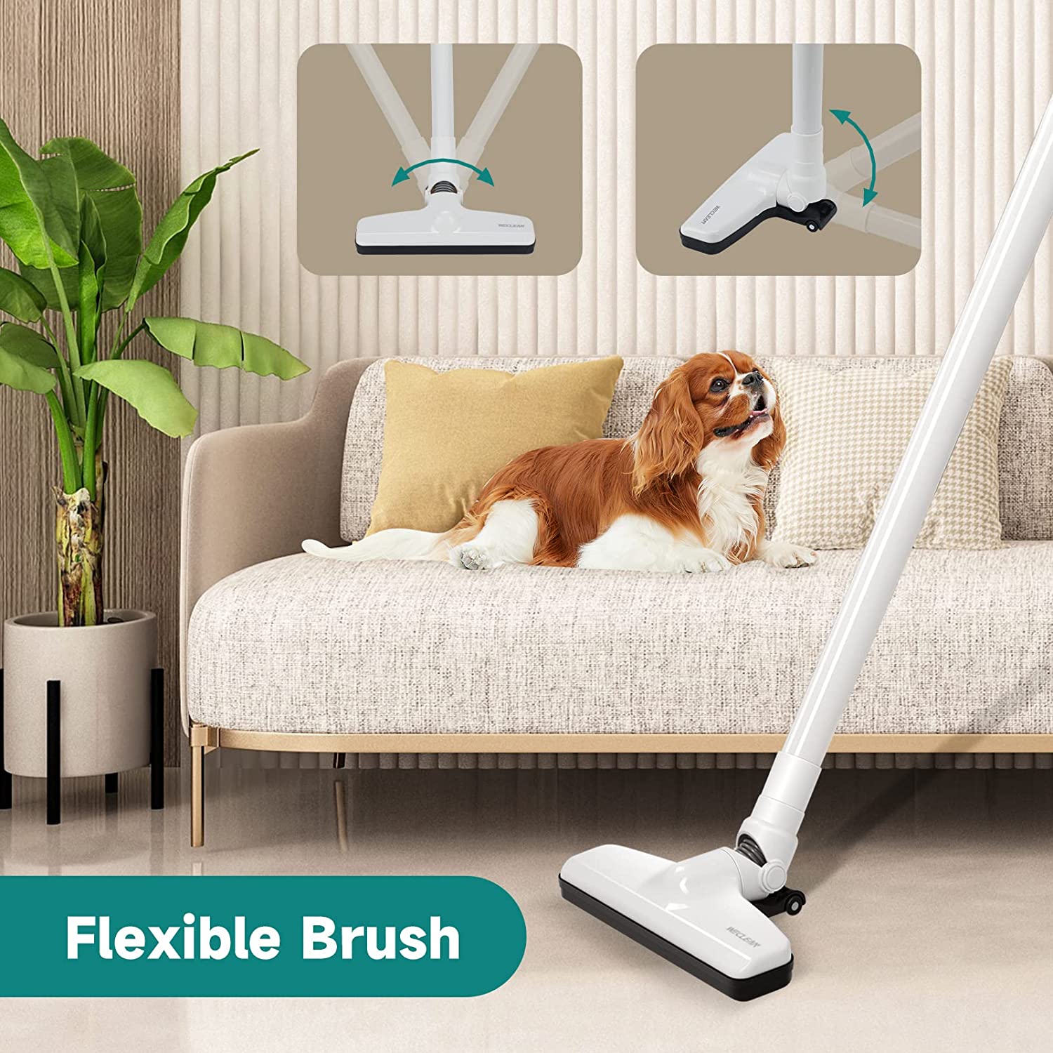 WECLEAN 3in1 Kabelloser Staubsauger, 8000Pa 200W Elektroniktrade Switzerland