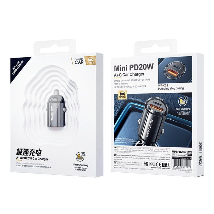 WK WK WP-C38 Mini PD20W USB + Typ-C Autoladegerät elektroniktrade Switzerland
